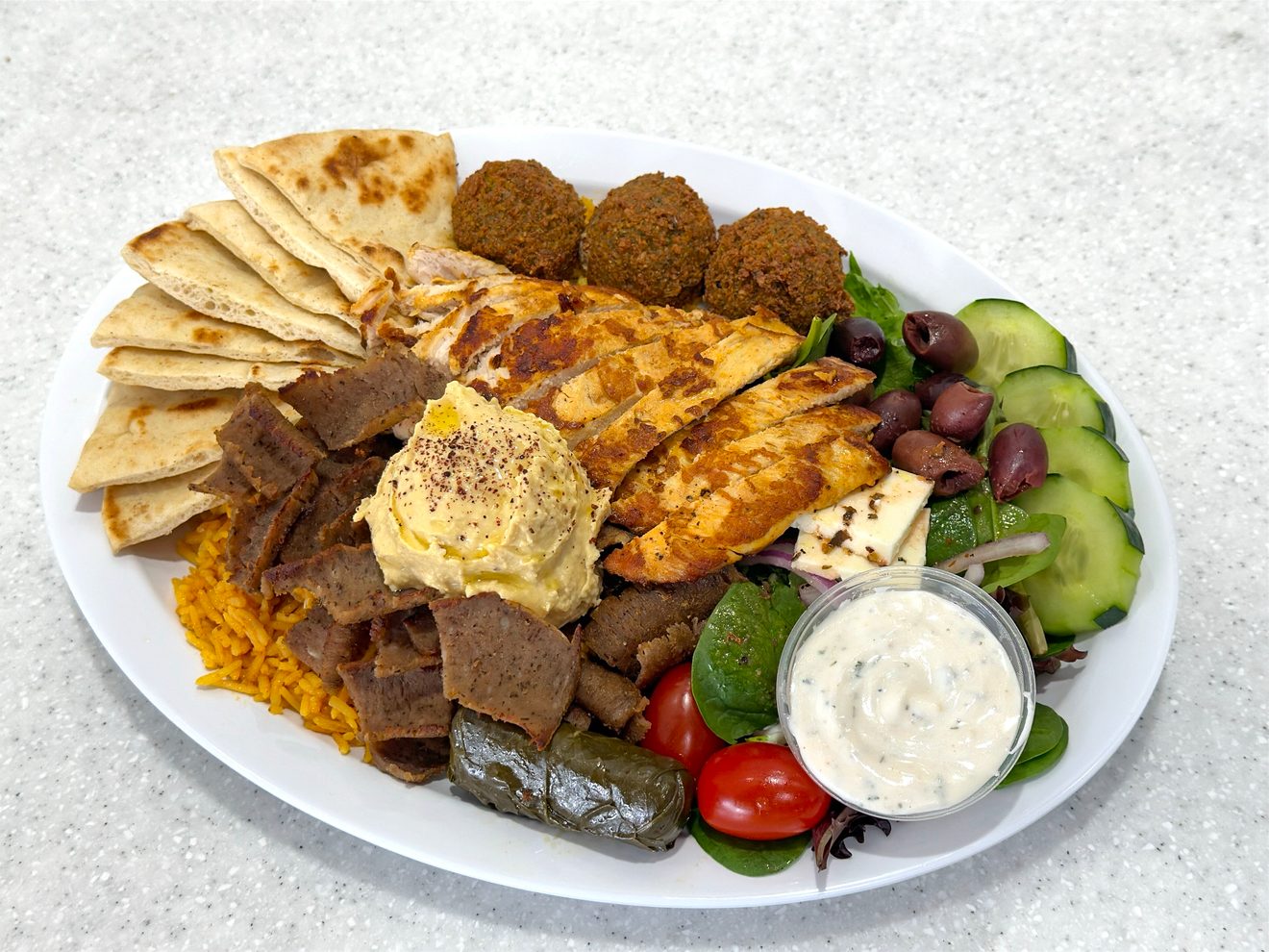 Olive’s Sampler Platter.