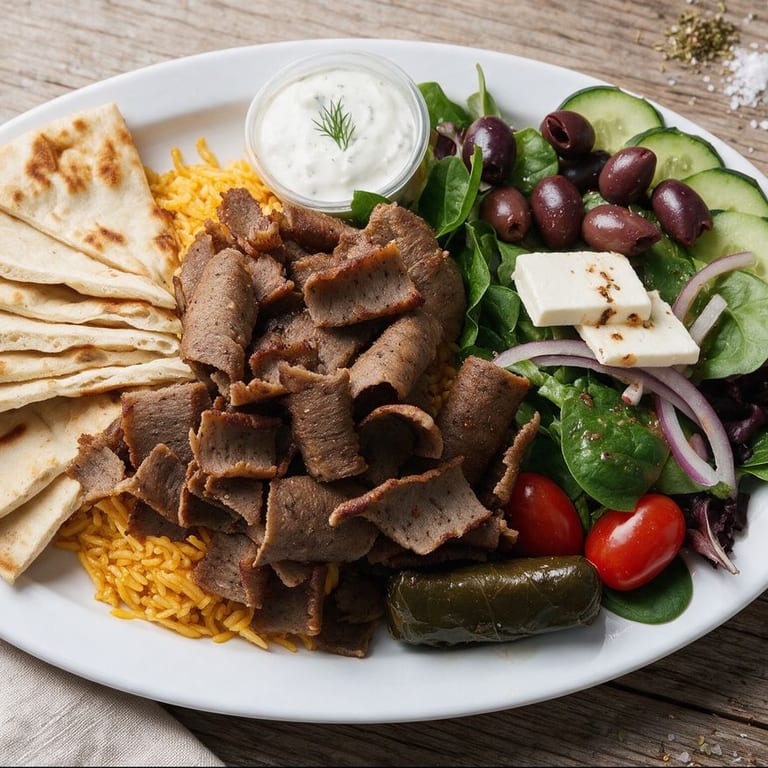 Delicious Gyro Platter Awaits