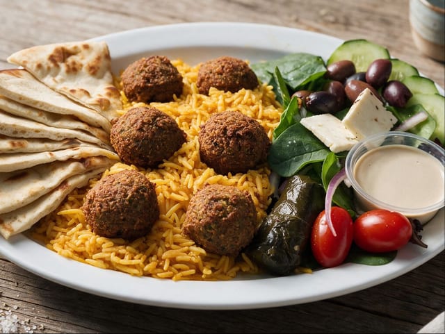 Falafel Platter.