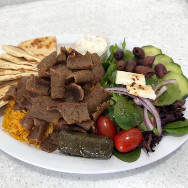 Rotisserie Beef / Lamb Gyro Mix.