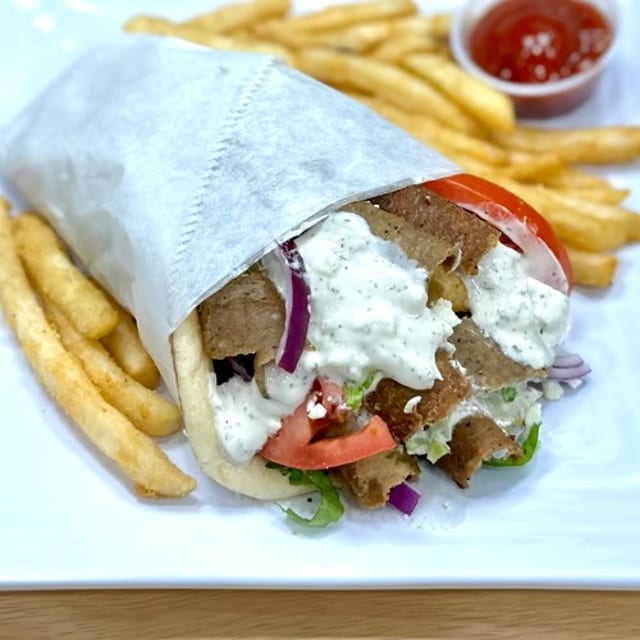 Traditional Pita Style Sandwich.